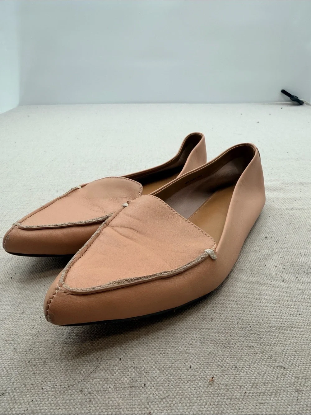 J. Crew Edie Leather Flat